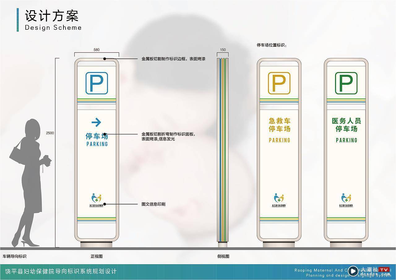 饶平县妇幼保健院导视系统设计